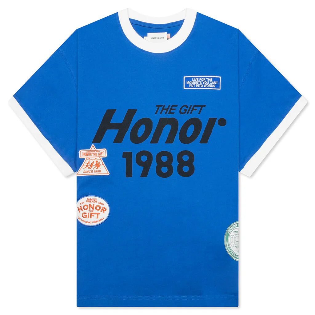 Multi Box Tee Blue