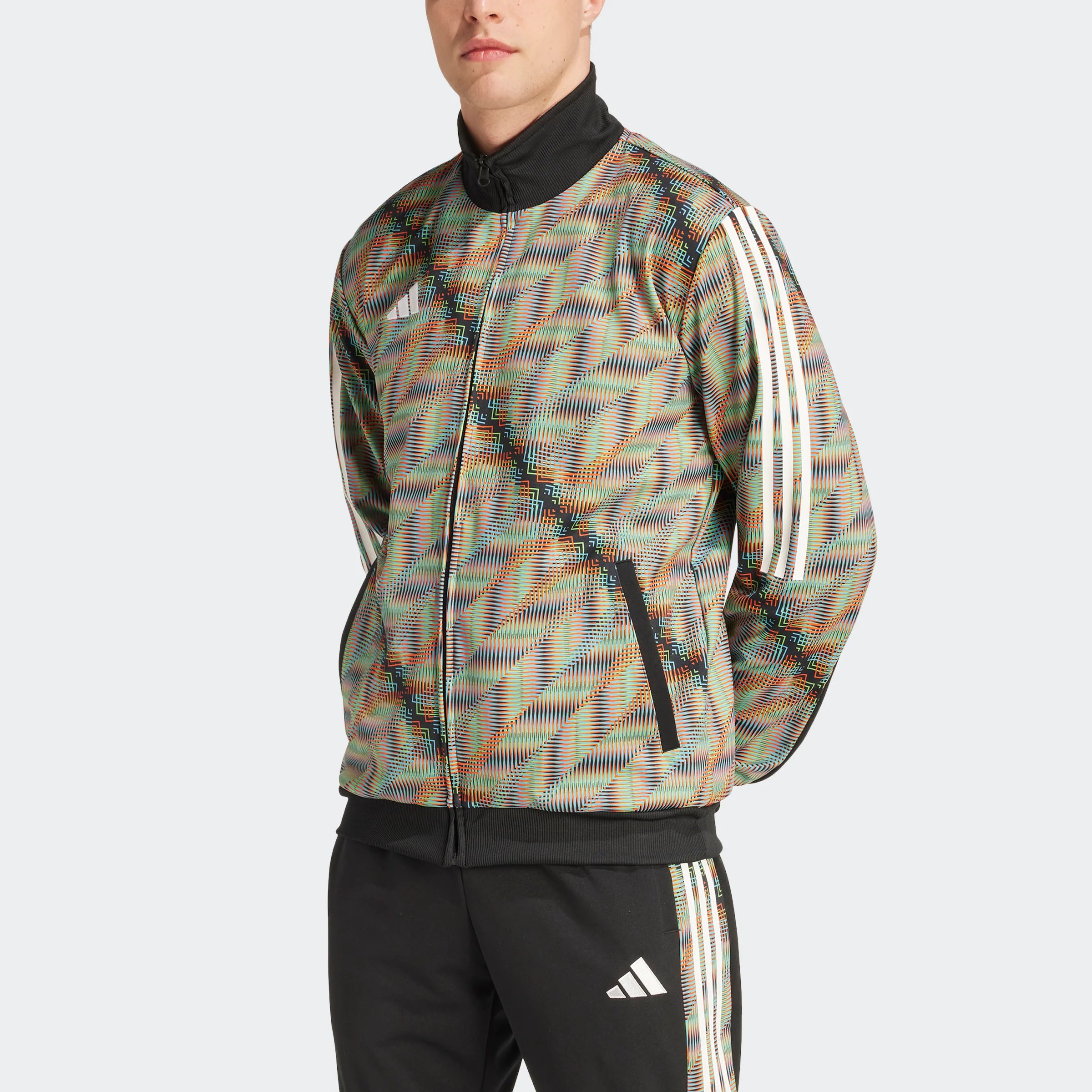 adidas Hispanic Celebration Track Top Black Multicolor