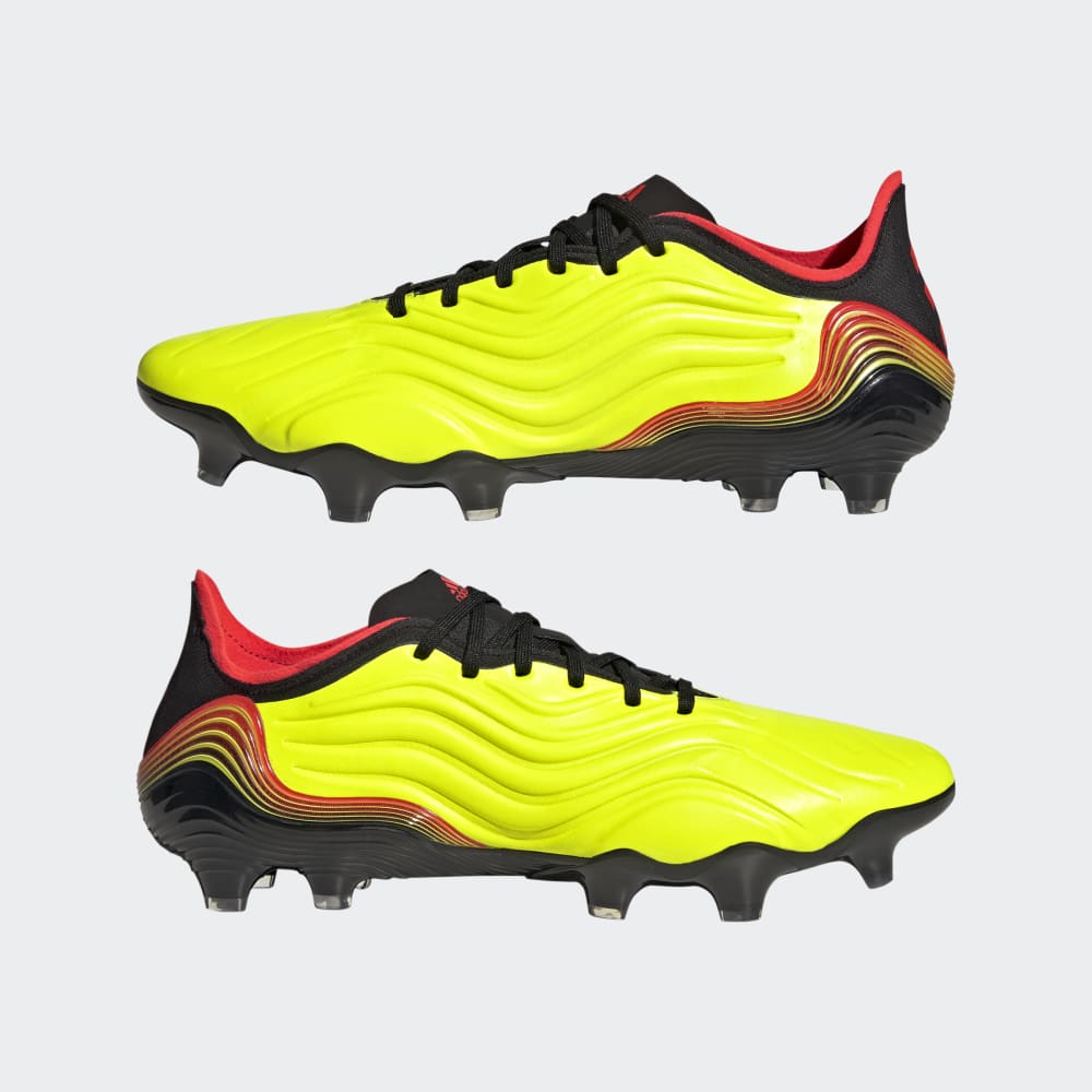 adidas Copa Sense 1 FG Firm Ground Soccer Cleats Yellow Red Black