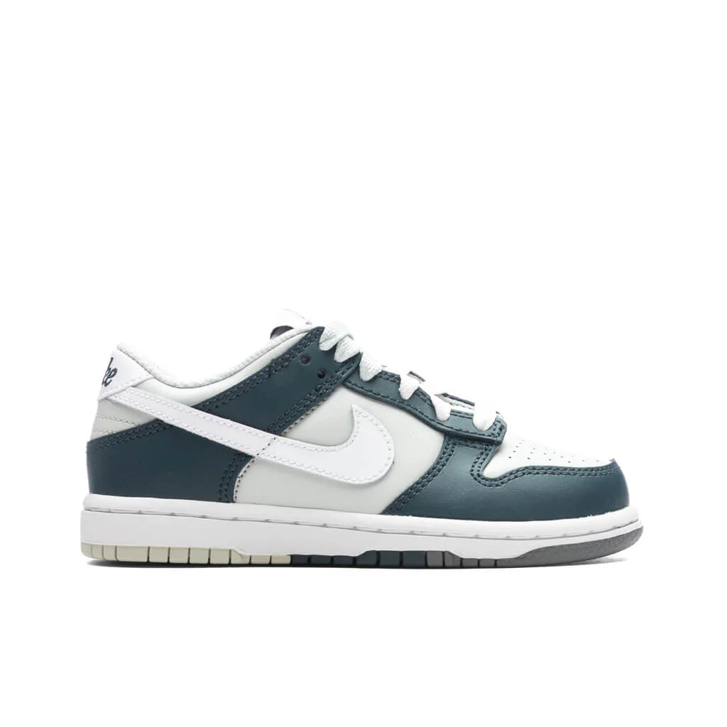 Dunk Low PS Deep Jungle White Light Silver