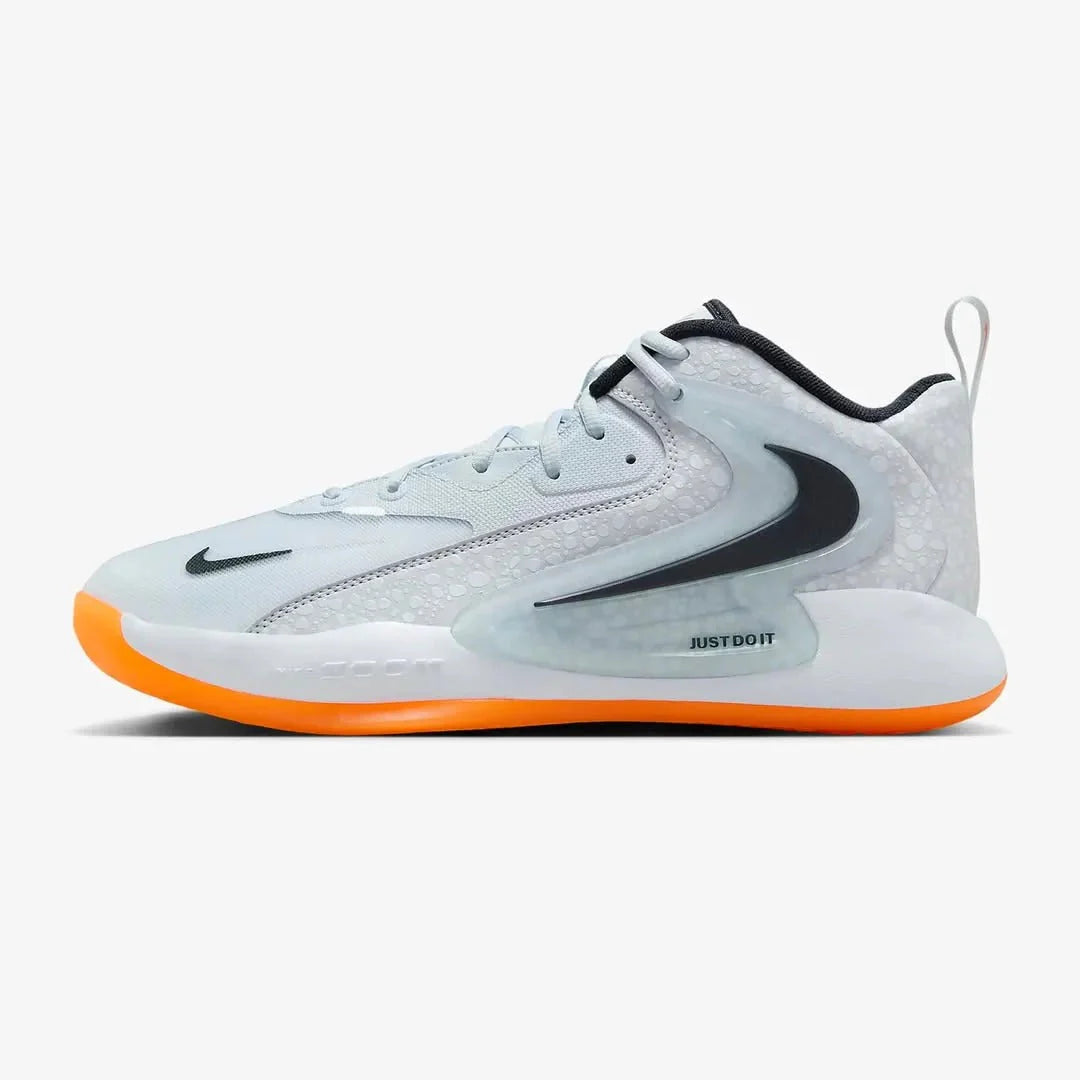 Tênis Nike React HyperSet 2 Vôlei Cinza Amarelo