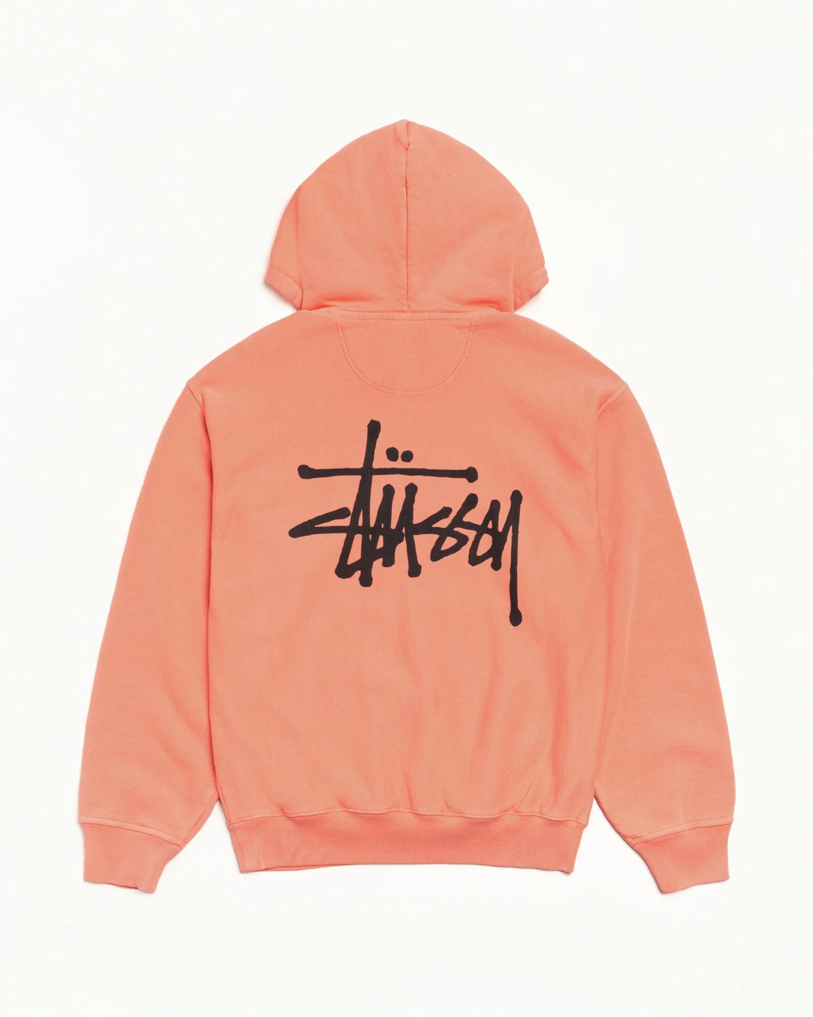BASIC STÜSSY ZIP HOODIE PIGMENT DYED