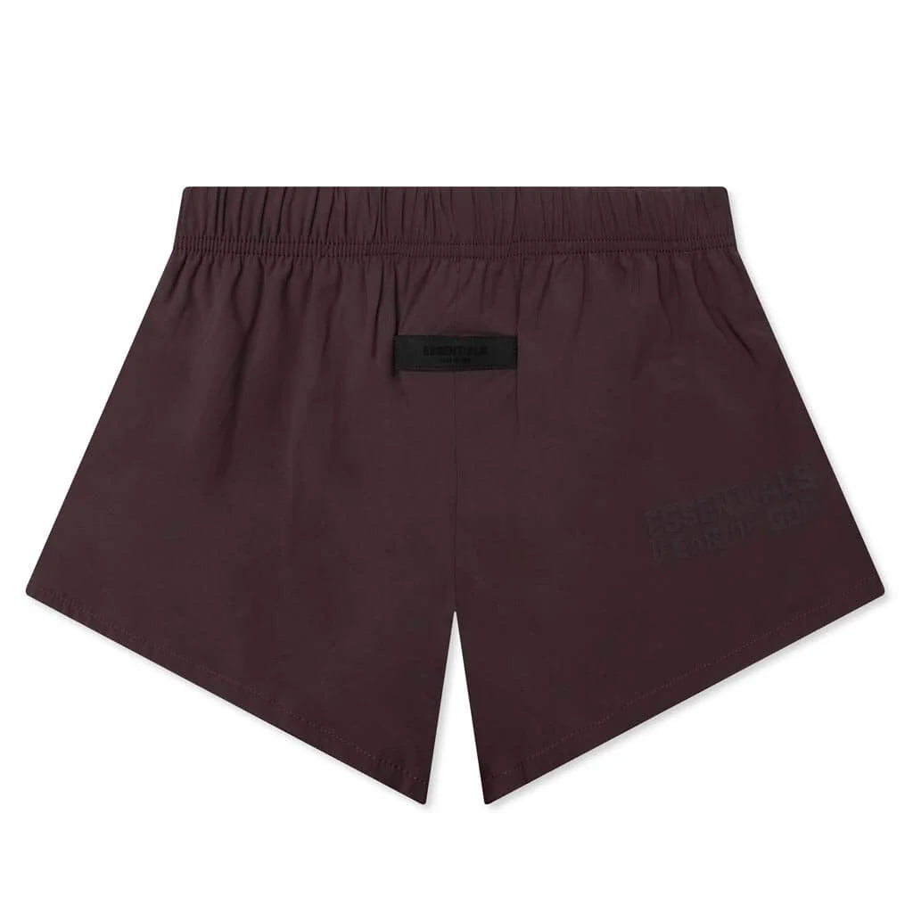 Kids Running Short Plum