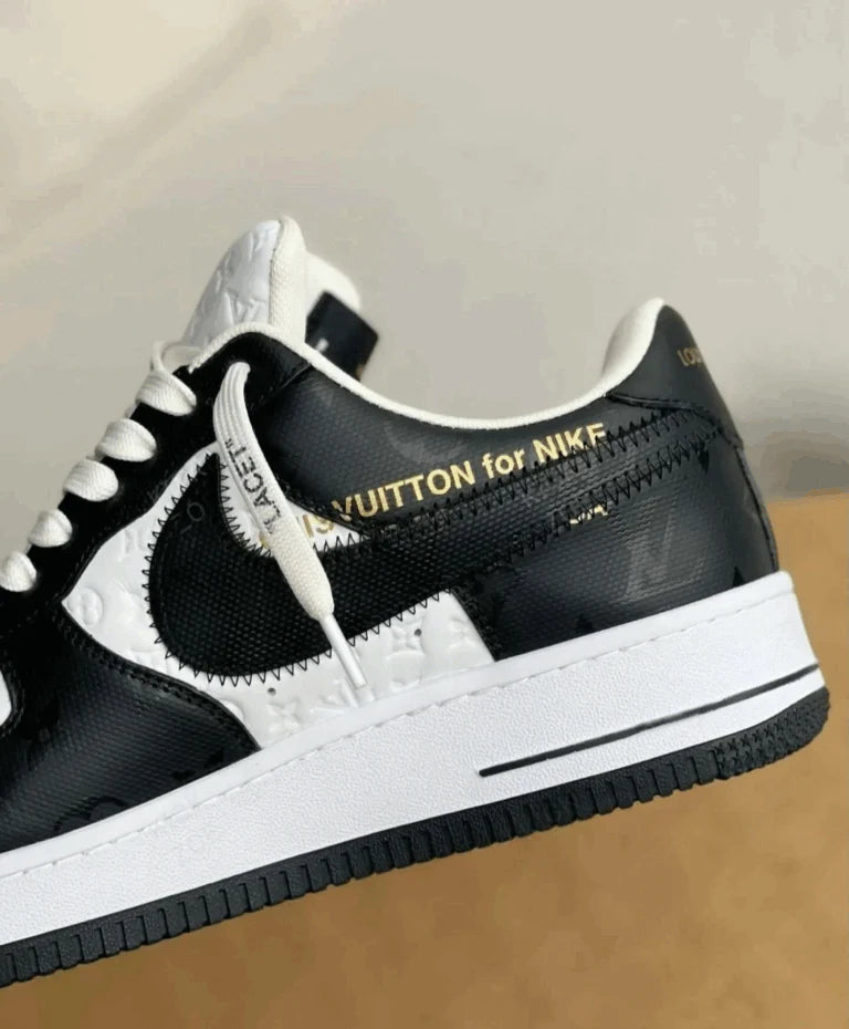 Louis Vuitton x Nike Air Force 1 Low Virgil Abloh Black White
