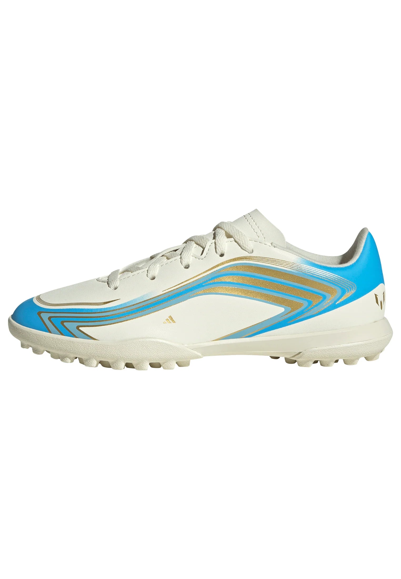 adidas F50 Messi Club Turf Youth Soccer Cleats Ivory