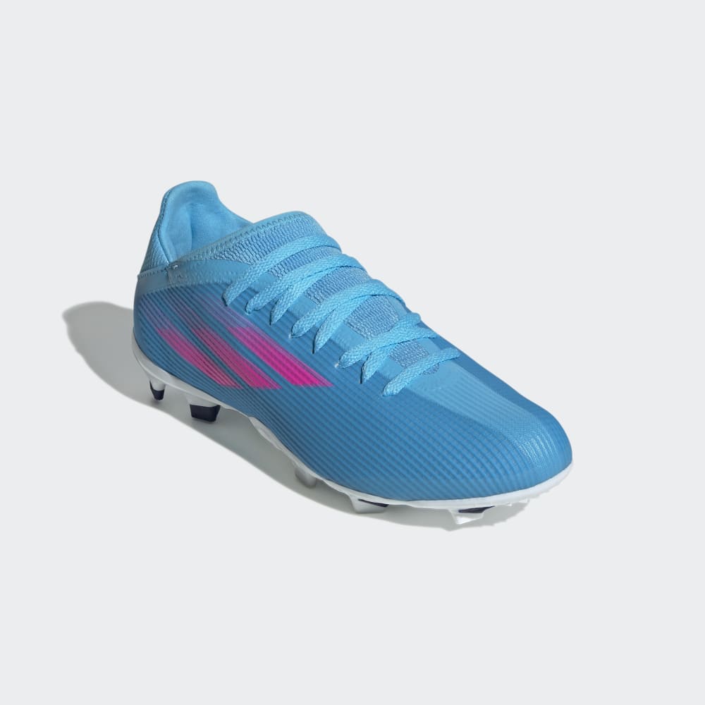 adidas Kids X Speedflow 3 FG J Firm Ground Boots Sky Rush Pink