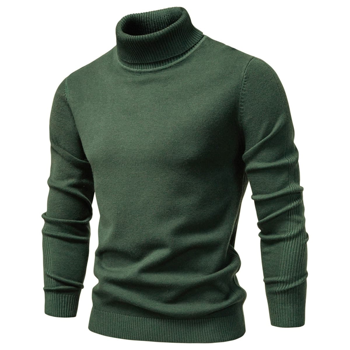 Mens Turtleneck Pullover Sweater