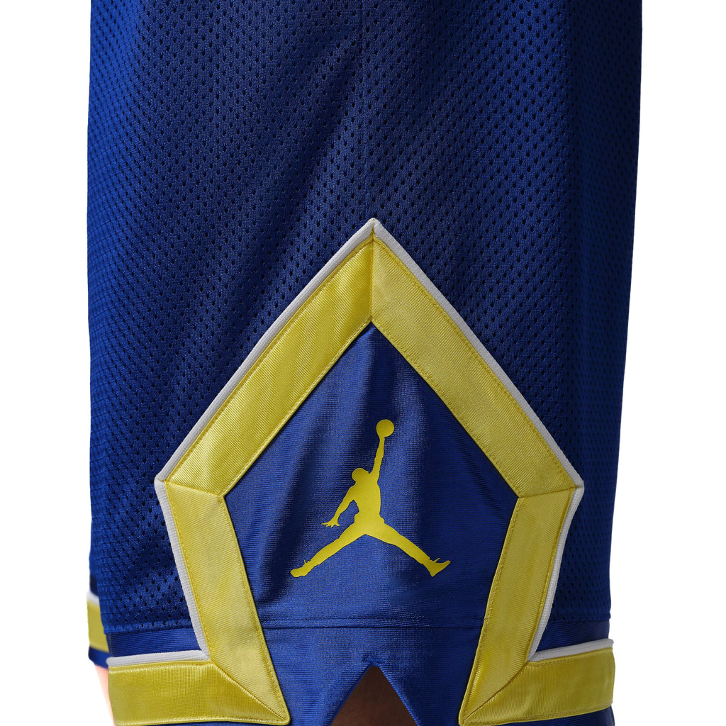 Jordan Mens Brasil Mesh Diamond Shorts Royal Blue