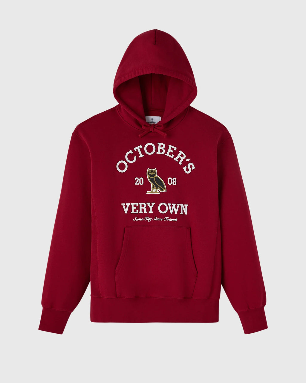 Collegiate Hoodie Deep Red