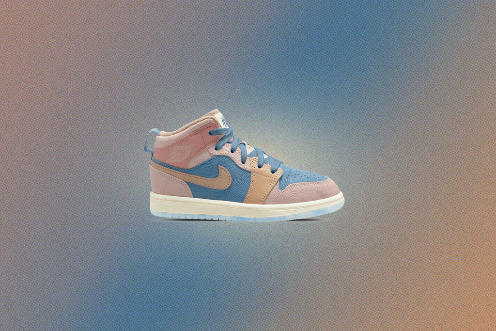Jordan 1 Mid SS PS Zen Aegean Storm Hemp Pink Oxford