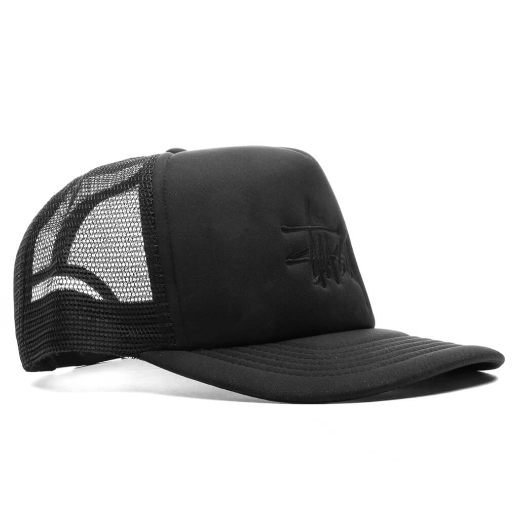 Big Basic Trucker Cap Shadow Black