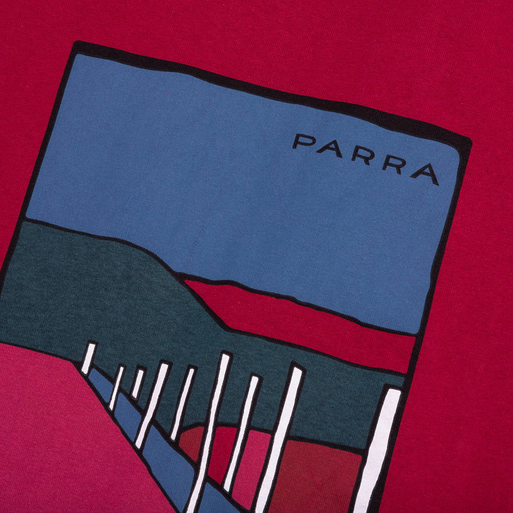 Beach Parking T Shirt Raspberry