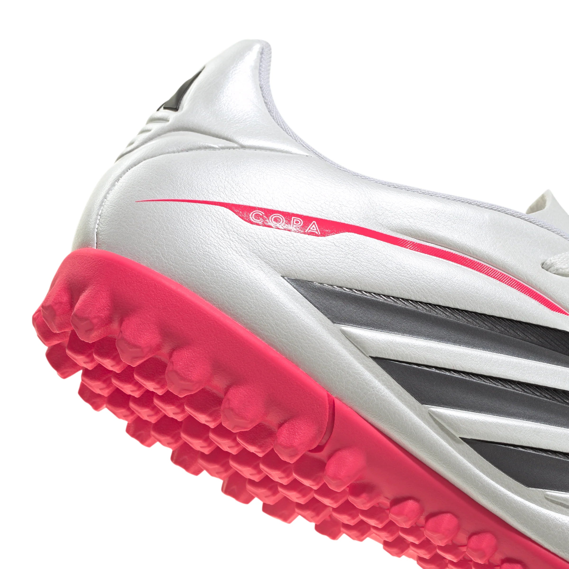 adidas Copa Pure IV Club TF Turf Mens Soccer Cleats Zero Metal Black Lucid Red