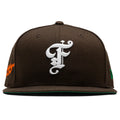 Feature x New Era Calabasas Chapter Fitted Cap Walnut
