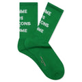 Logo Crew Socks Green