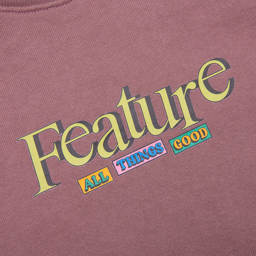 Kids Sitcom Crewneck Mauve