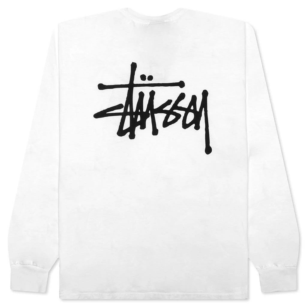 Basic Stussy Pig Dyed L S Tee Natural