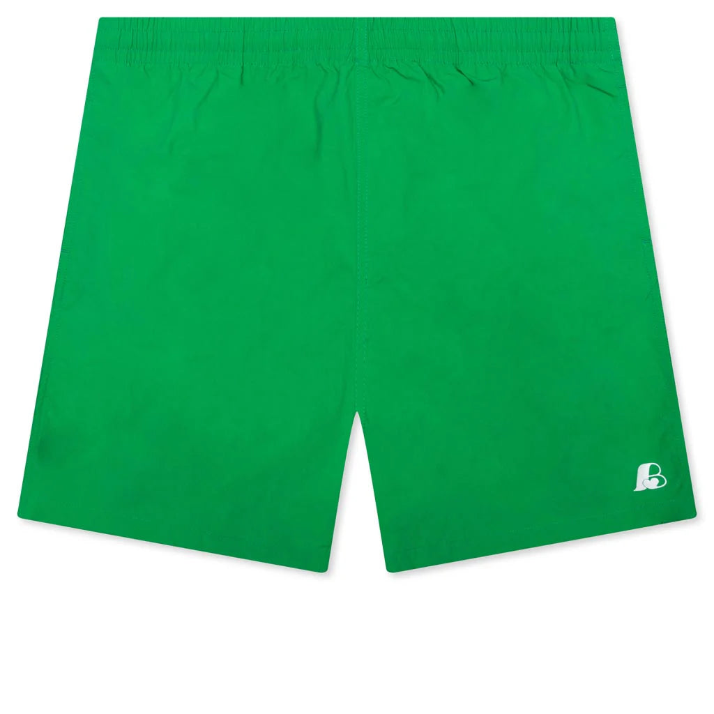 B Logo Water Short Green