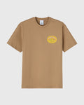 Pom Pom Banner Tee Camel