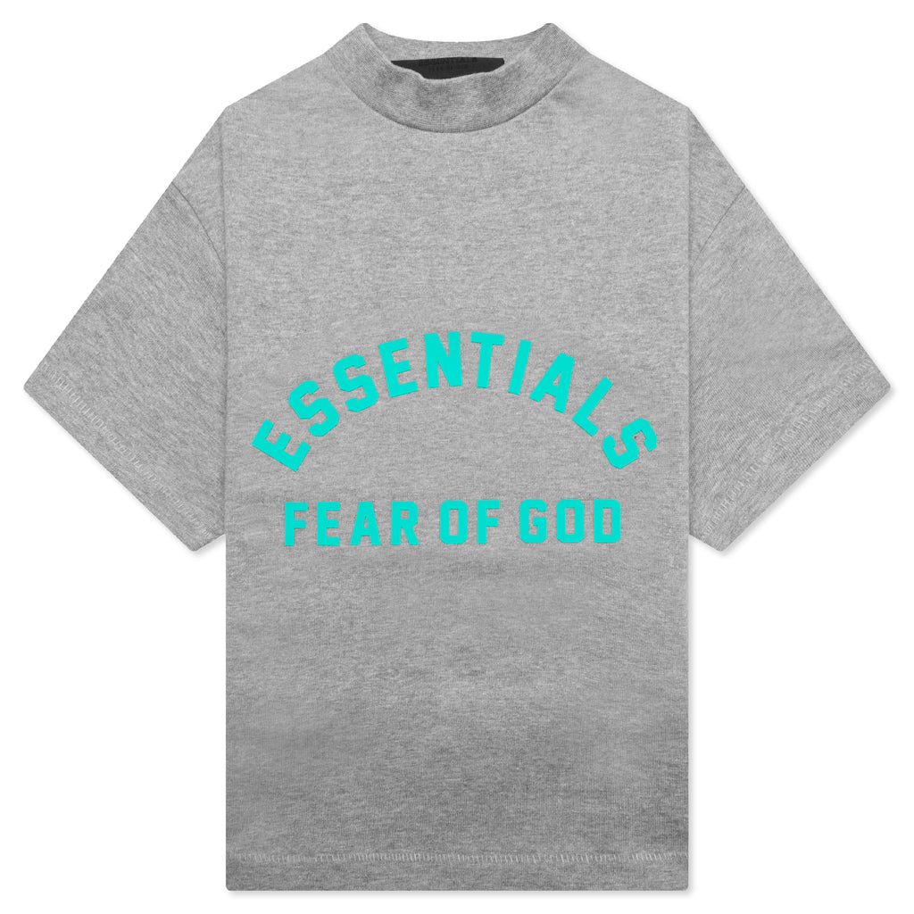 Kids Heavy Jersey S S Tee Dark Heather Oatmeal