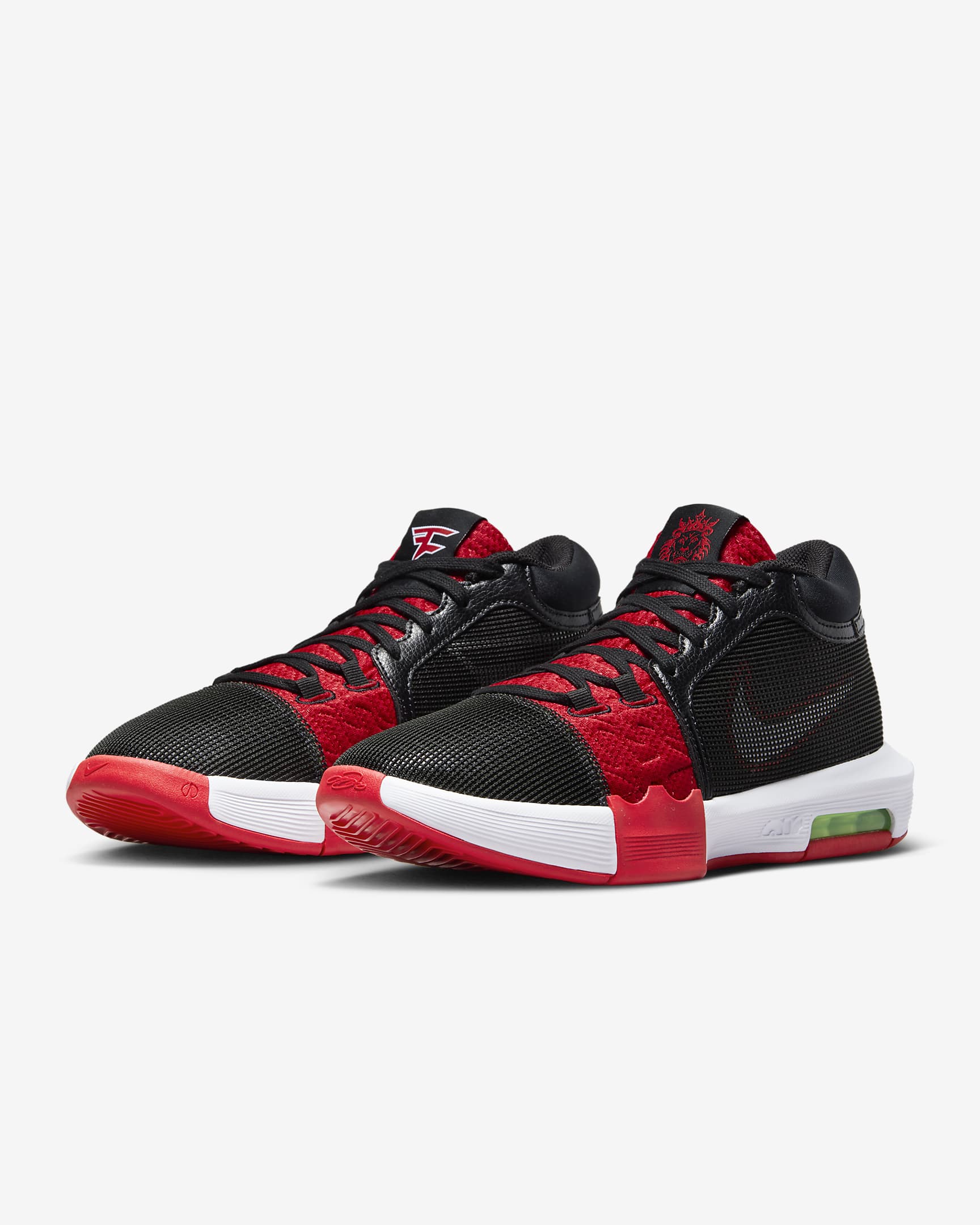 Tênis Nike Lebron Witness VIII Preto Vermelho