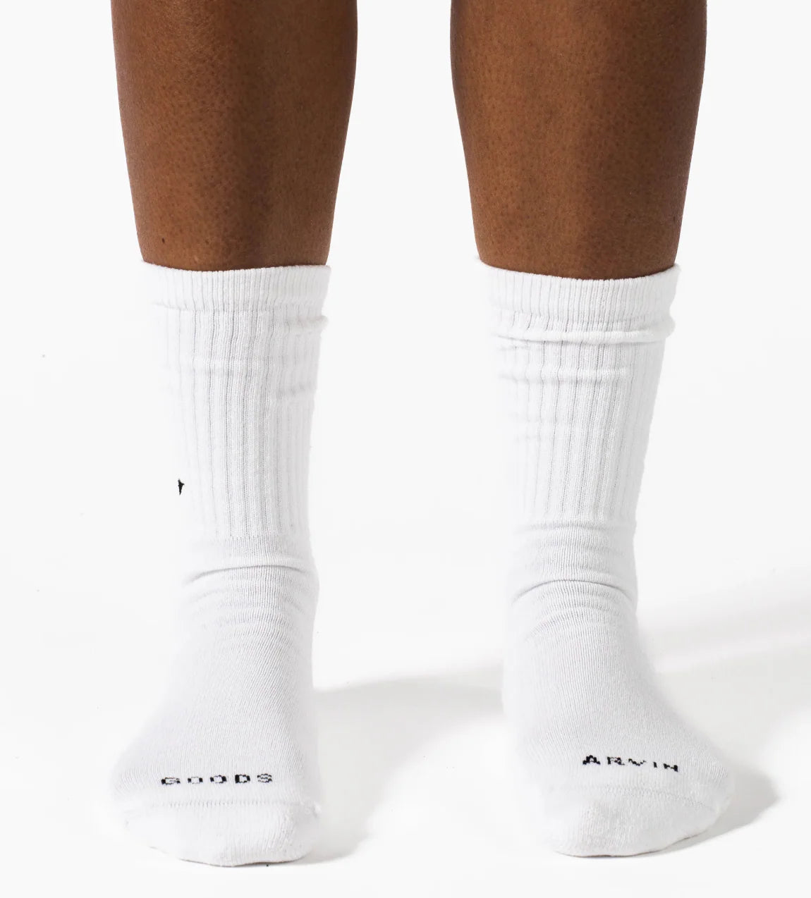 Arvin Goods Crew Socks 3 Pack White