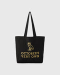 Owl Lock Up Tote Black