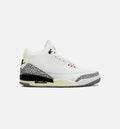 Air Jordan 3 Retro White Cement Reimagined Mens Lifestyle Shoe White Grey Limit One Per Customer