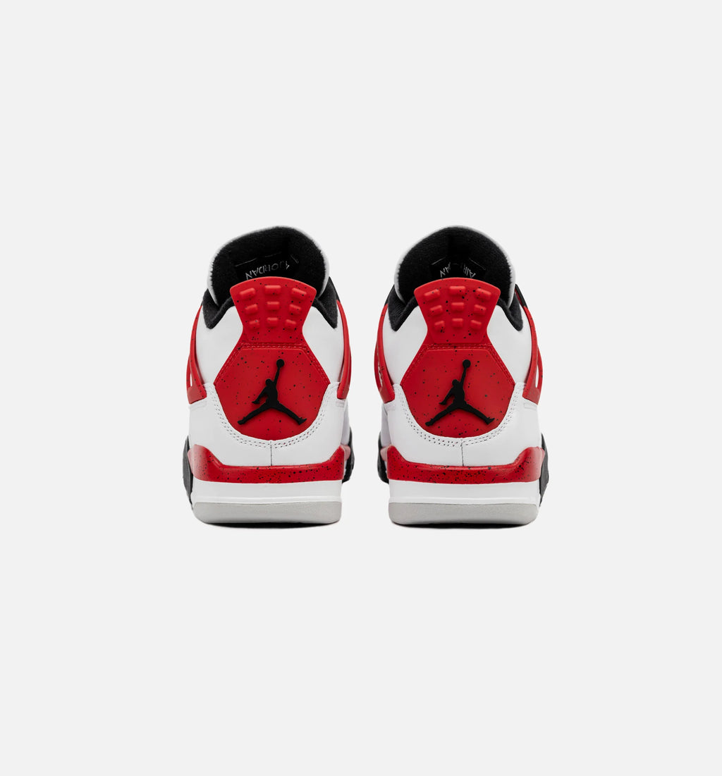 Air Jordan 4 Retro Red Cement Mens Lifestyle Shoe White Red Limit One Per Customer