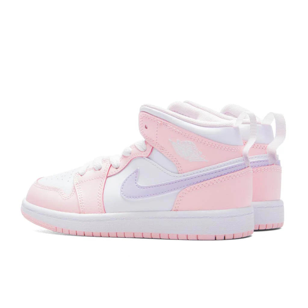 Jordan 1 Mid PS Pink Wash Violet Frost White