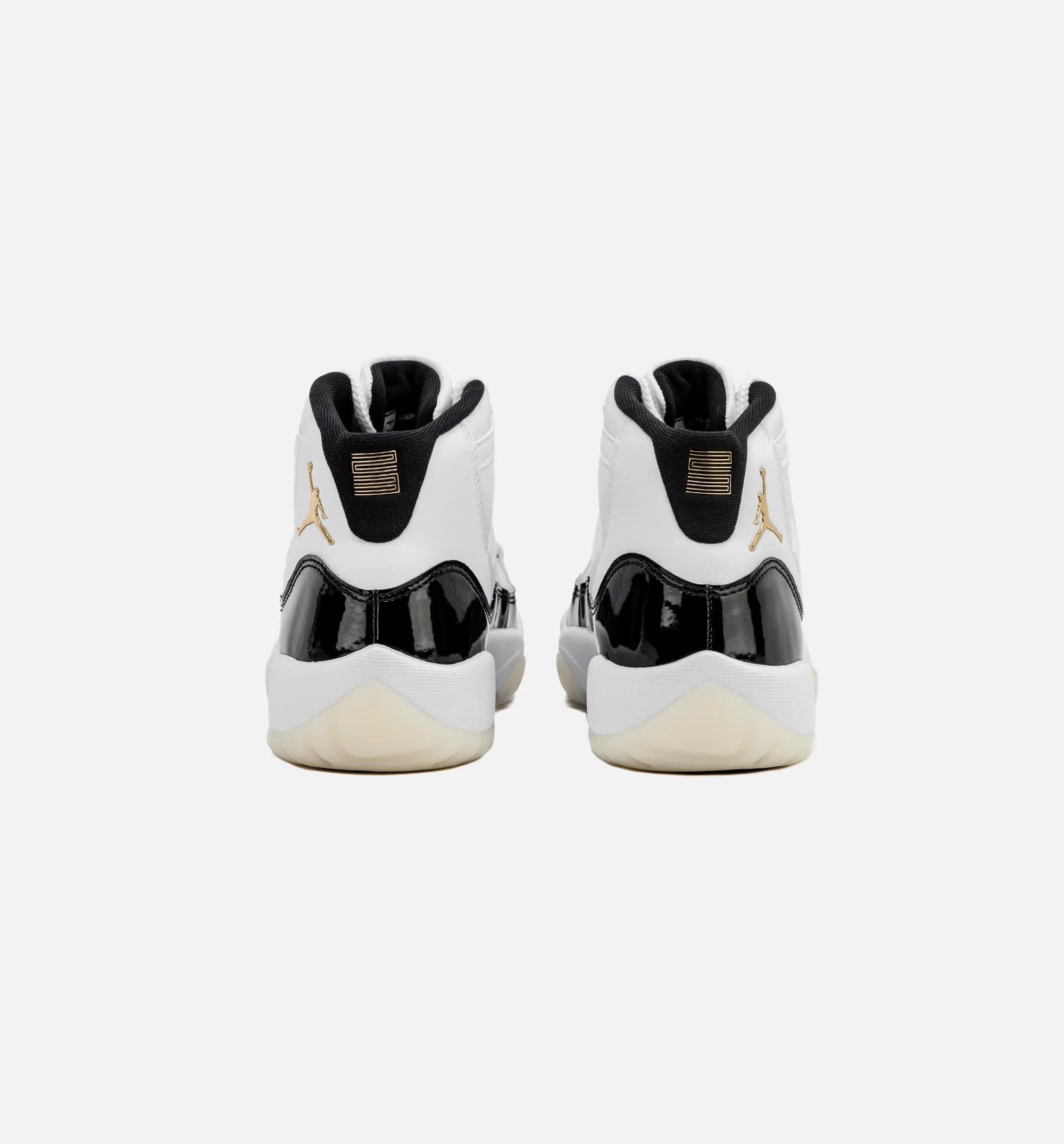 Air Jordan 11 Retro Gratitude Grade School Lifestyle Shoe White Black Metallic Gold