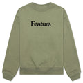 Kids Academy Crewneck Oil Green