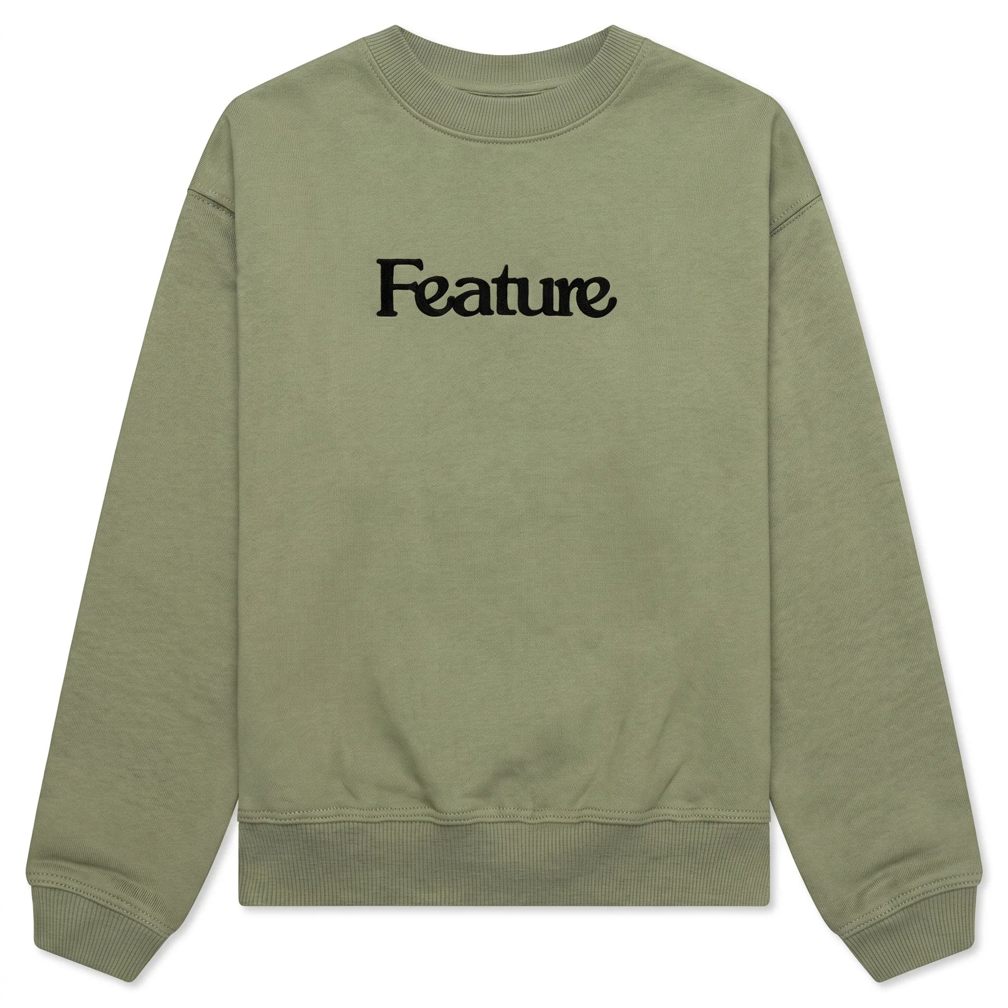 Kids Academy Crewneck Oil Green