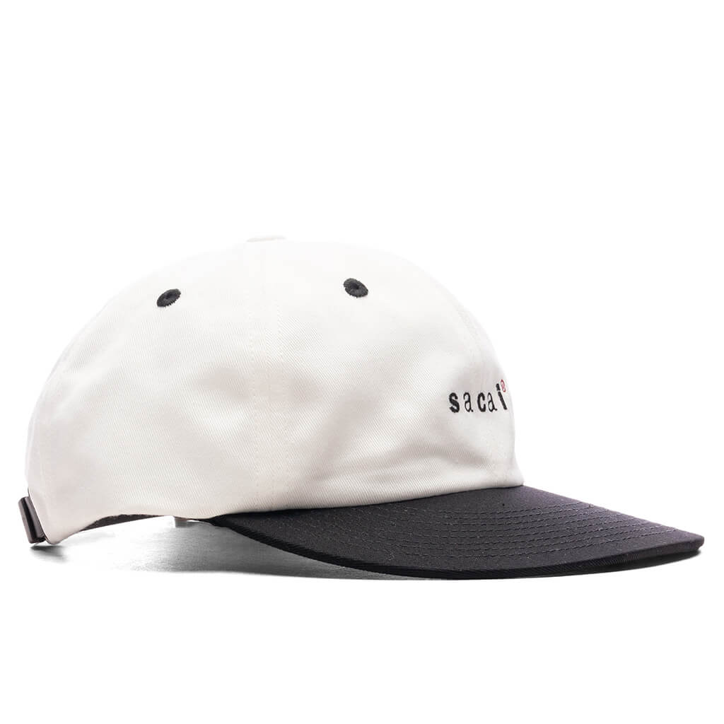 WTAPS Cotton Twill Cap White Black