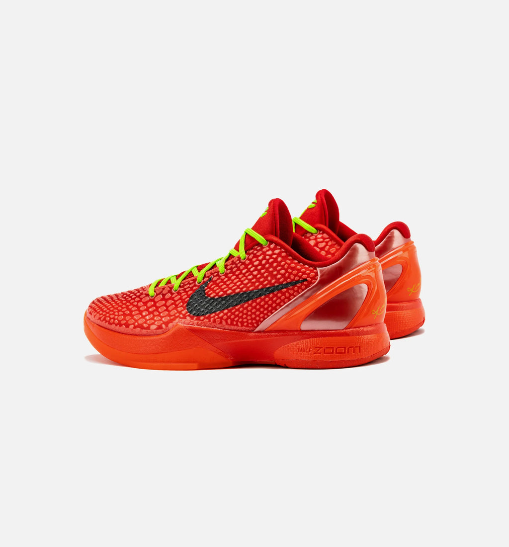 Kobe VI Protro Reverse Mens Basketball Shoe Bright Crimson Black Electric Green Limit One Per Customer