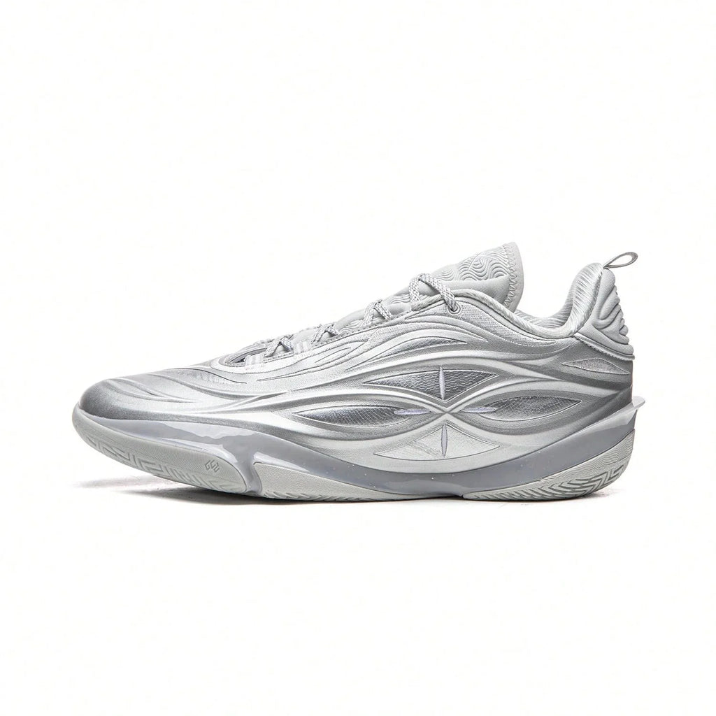 Tênis Li Ning Wade 808 5 Ultra V2 Silver Flash