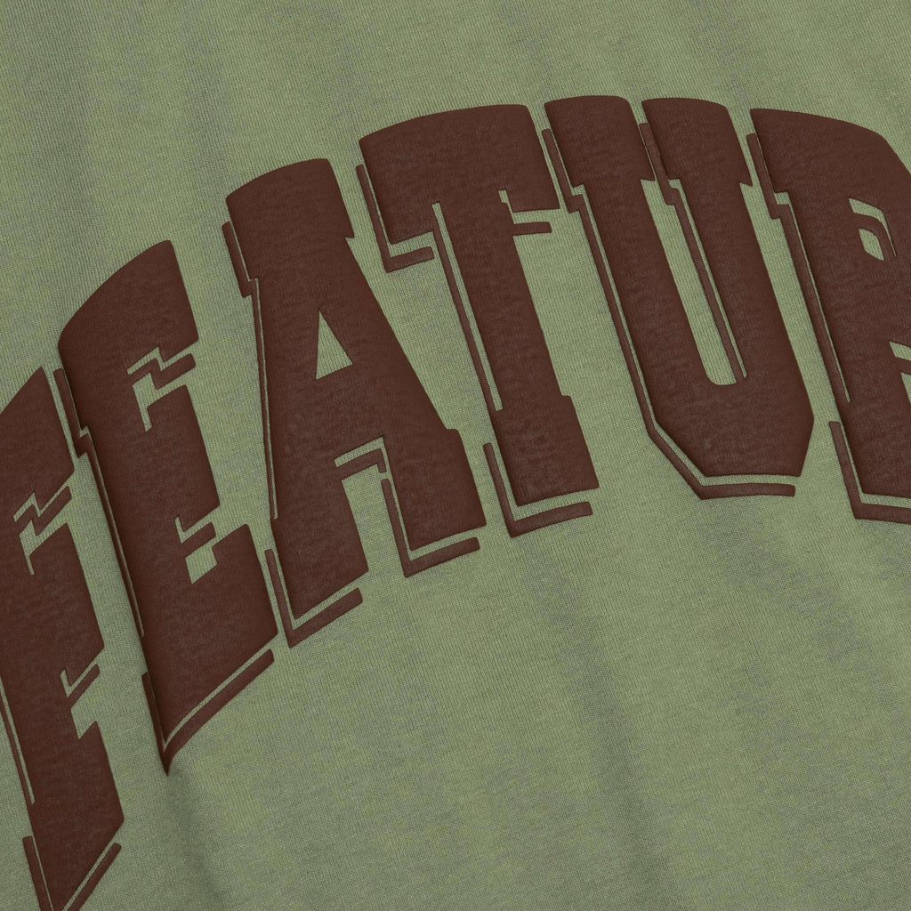 Collegiate Arch Tee Oil Green