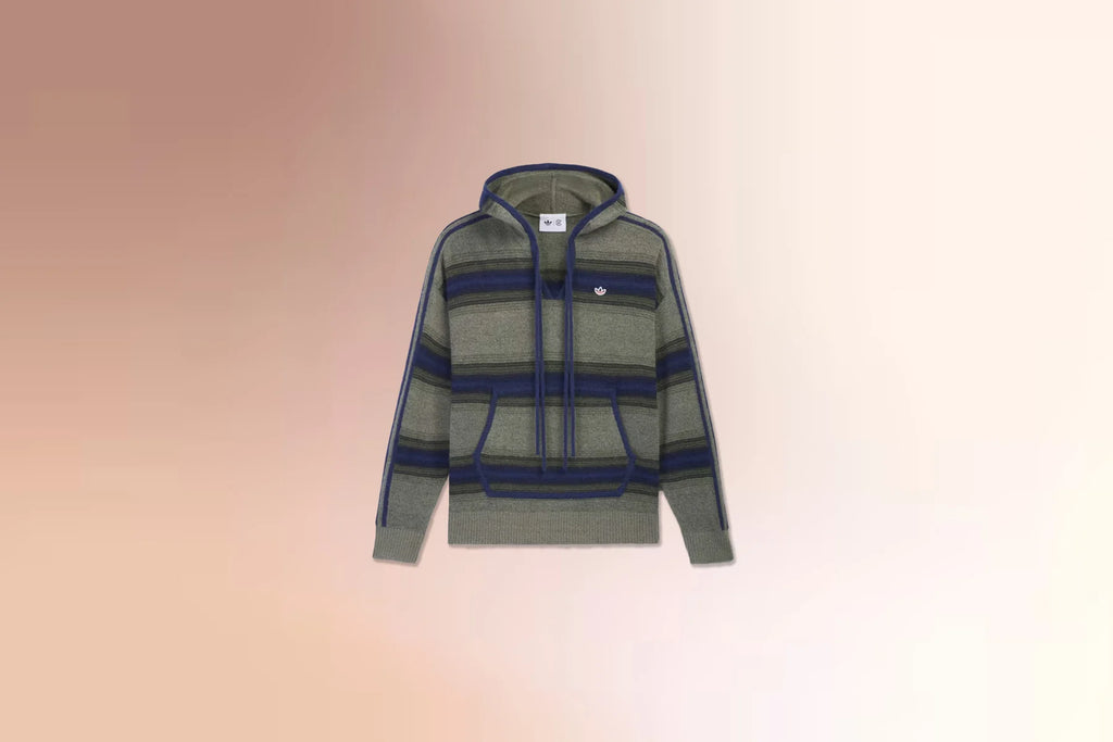 adidas Originals x CLOT by Edison Chen Baja Hoodie Trace Khaki Tech Indigo