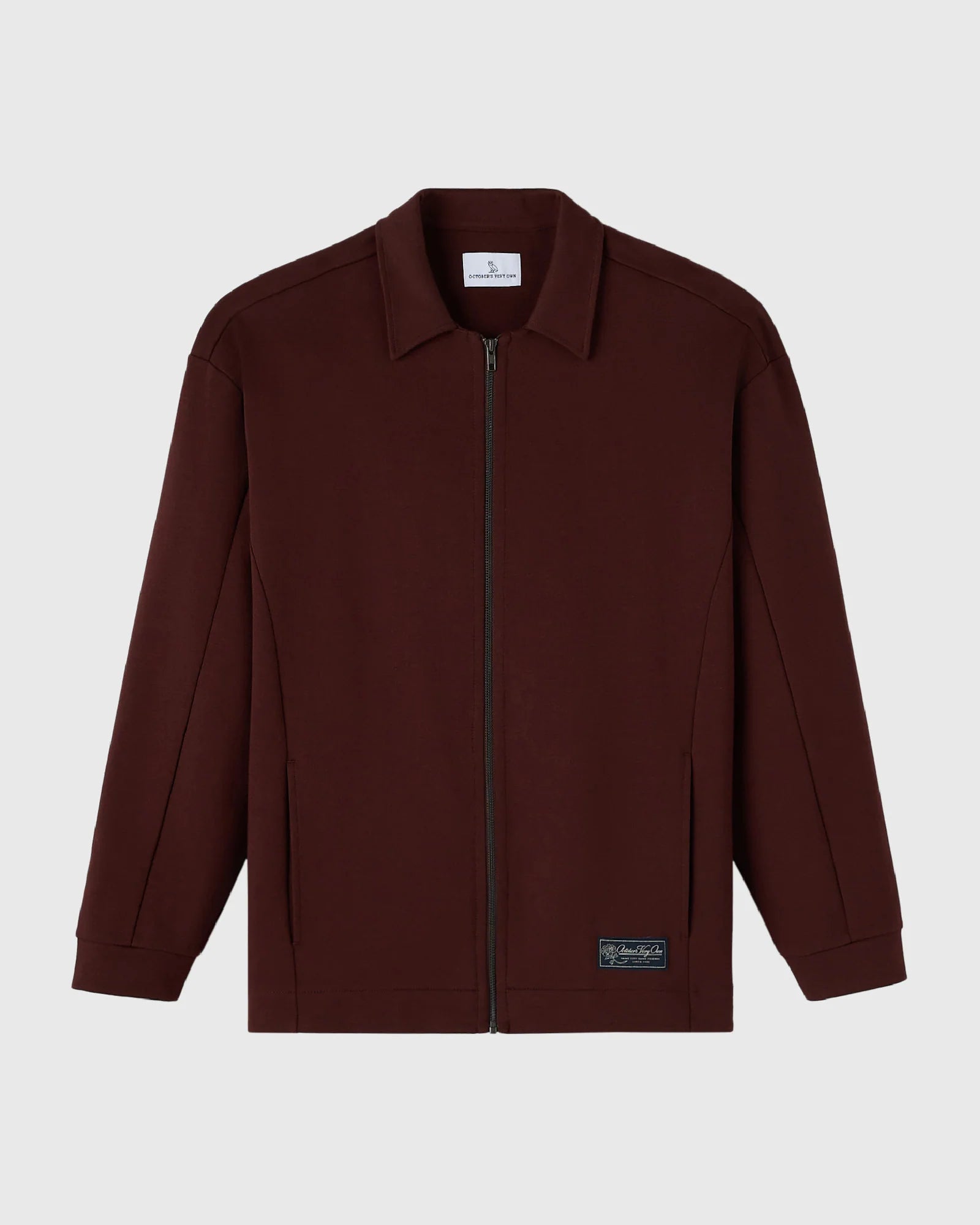 Double Knit Script Overshirt