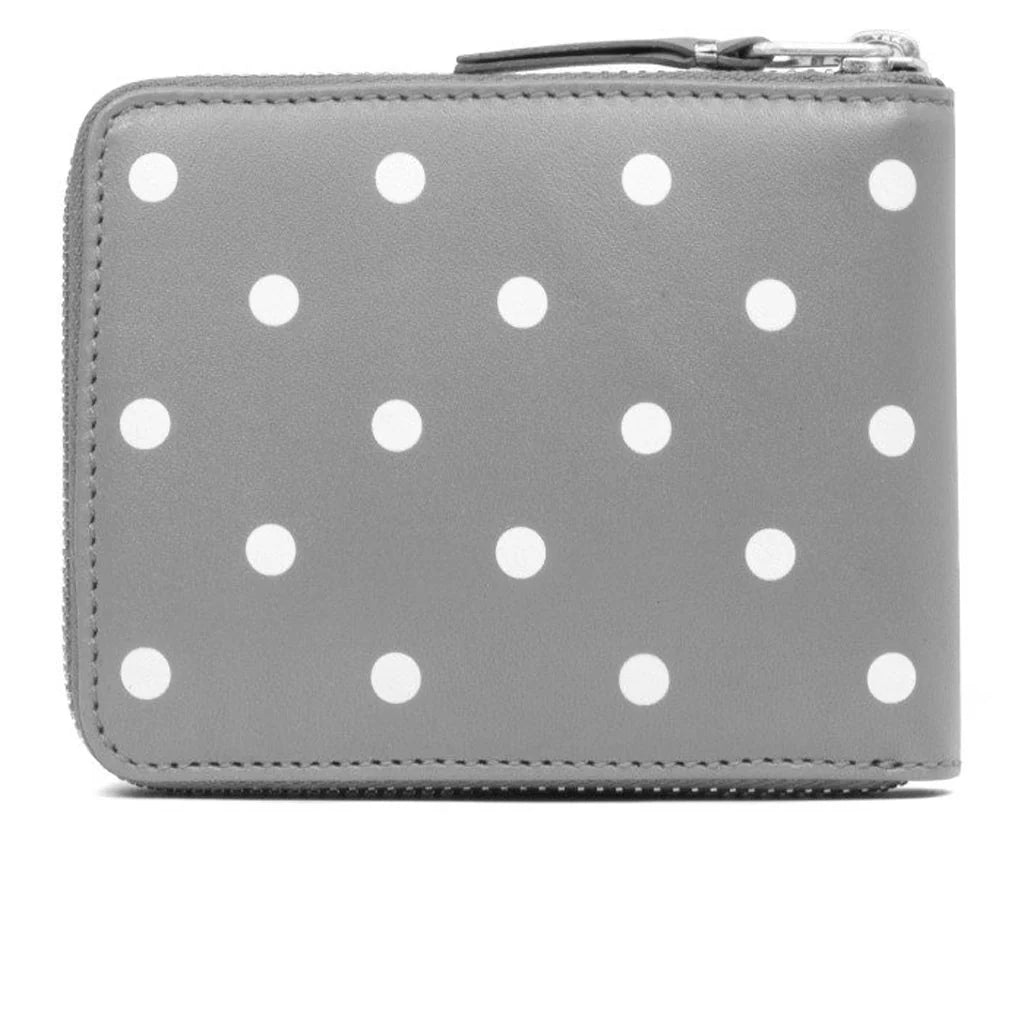 Comme des Garcons Polka Dots Wallet Grey
