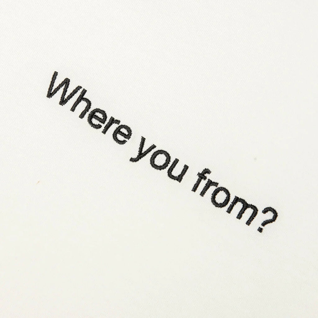 Where You From Tee White
