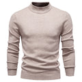Mens Mockneck Pullover Sweater