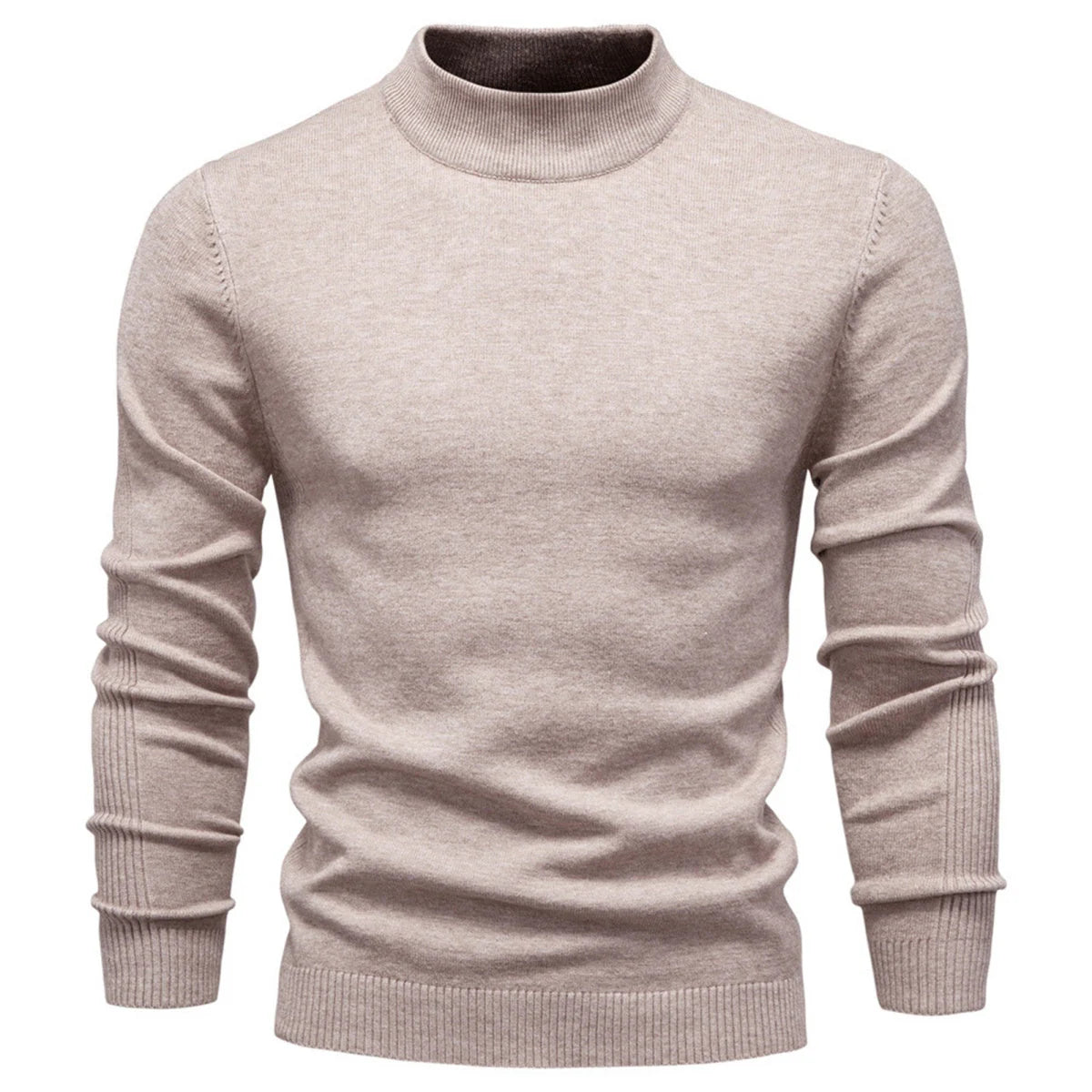 Mens Mockneck Pullover Sweater