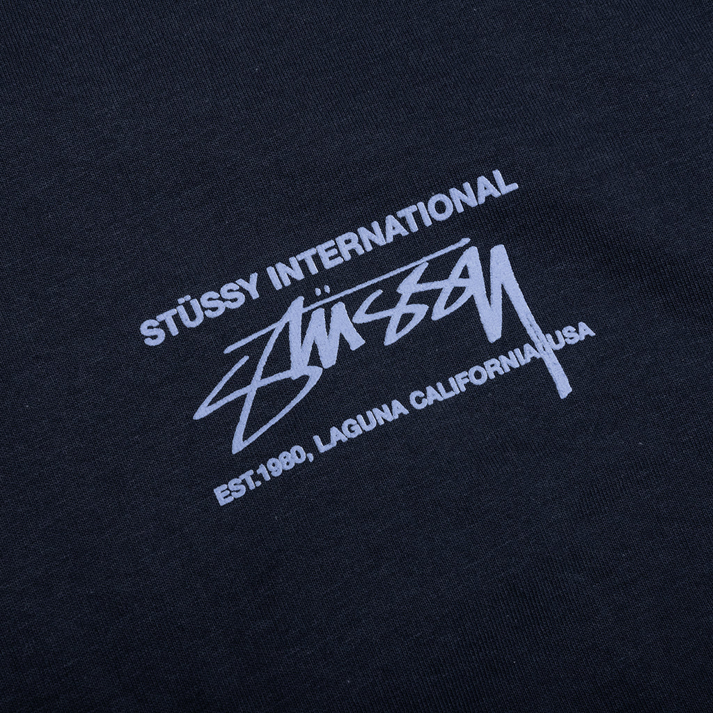Smooth Int L S Tee Navy