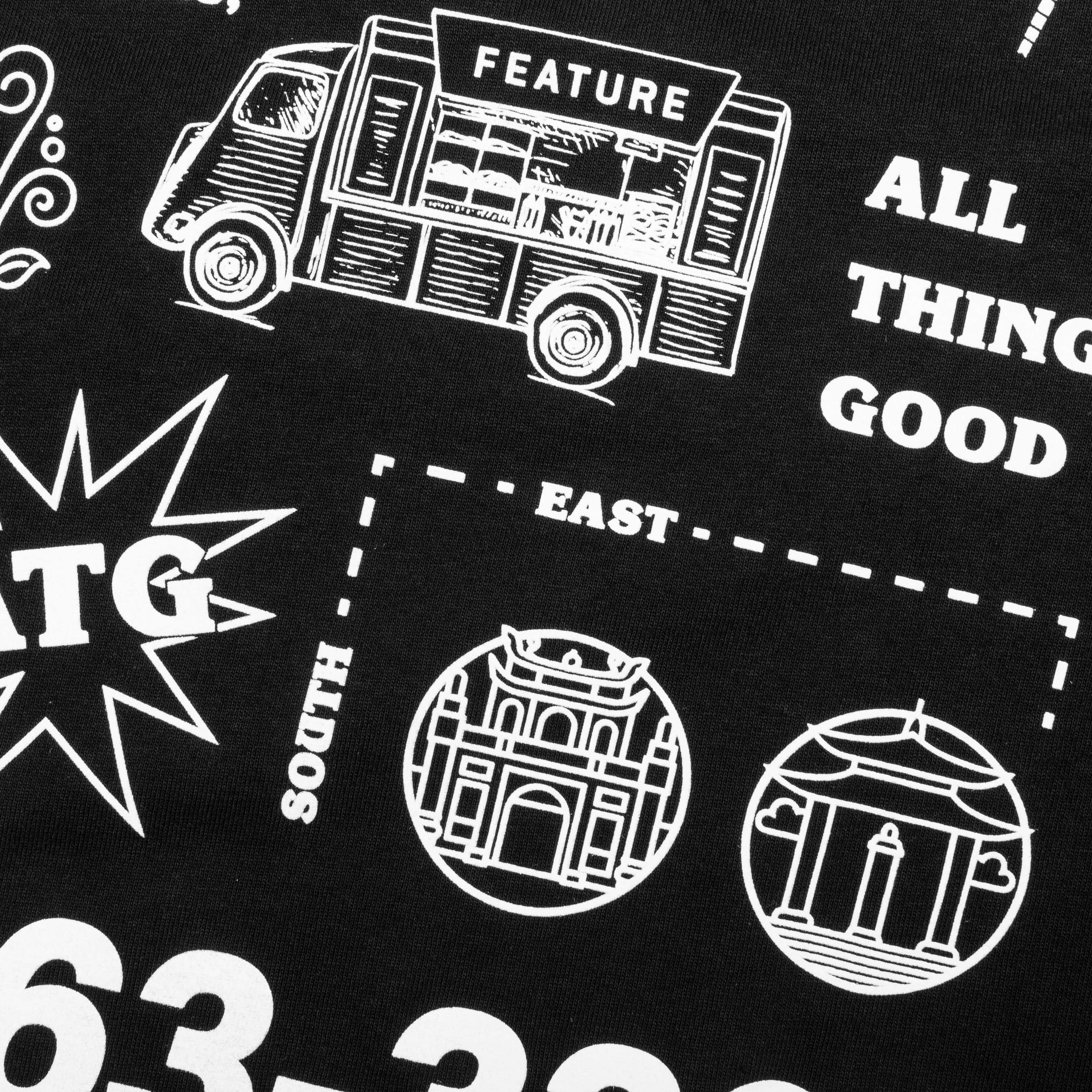 Town Ad Tee Black