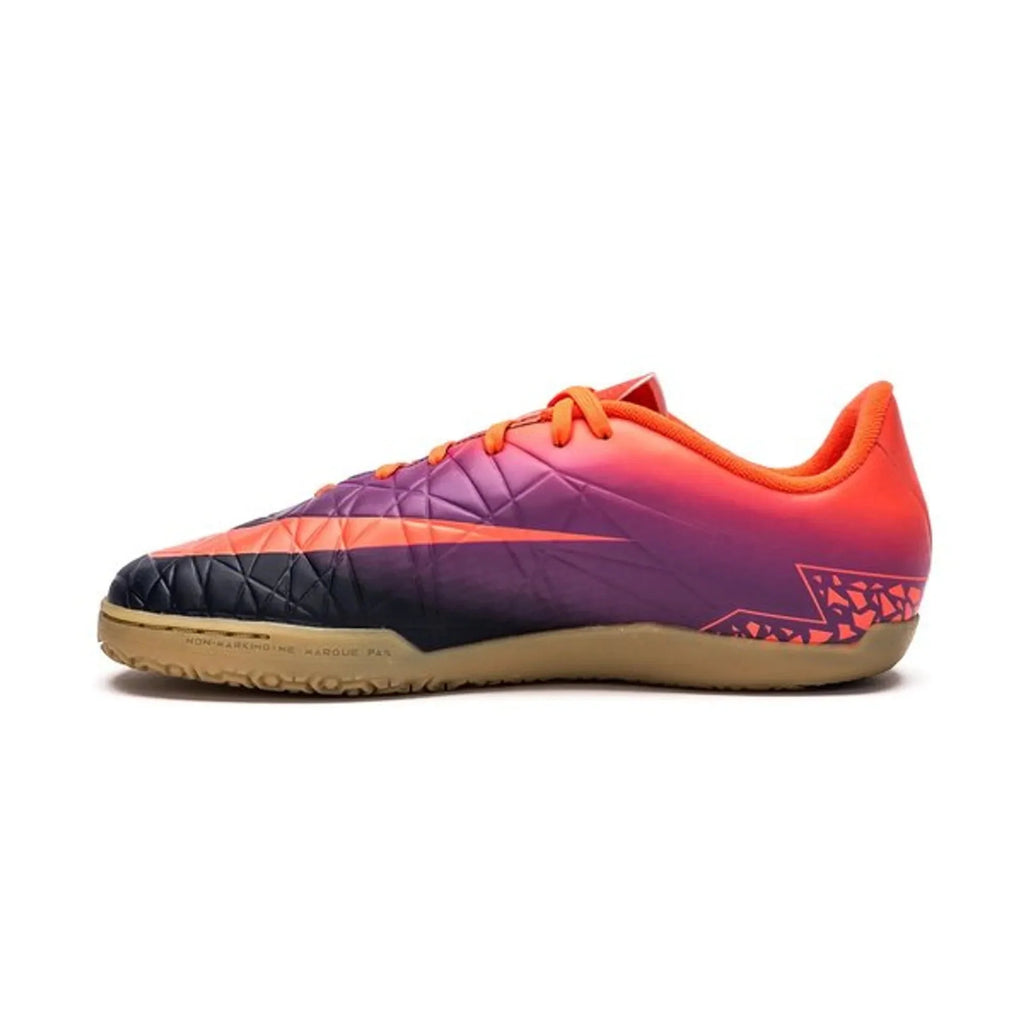 Nike JR HyperVenom Phelon II IC Indoor Shoes Total Crimson Obsidian Vivid Purple
