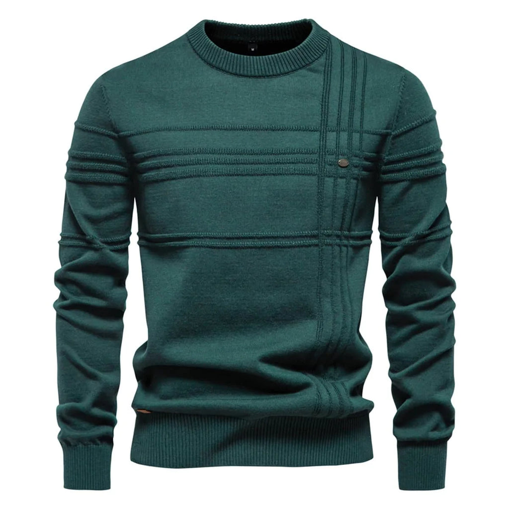 Mens Crew Neck Knit Sweater