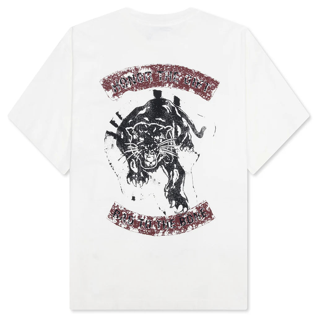 Bad To The Bone Tee White