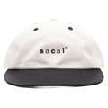 WTAPS Cotton Twill Cap White Black