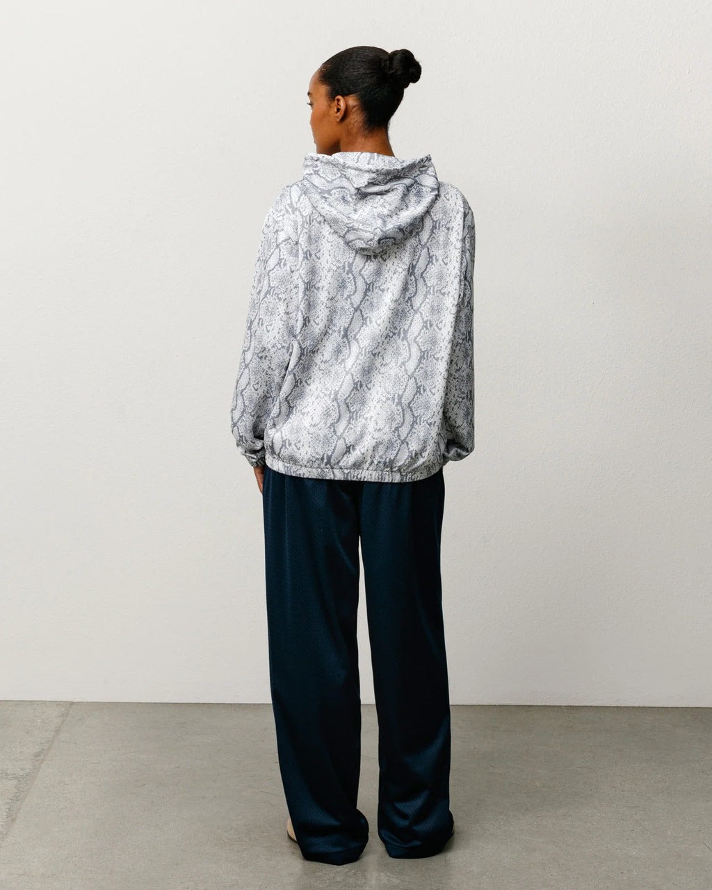 ATHLETIC MESH ZIP HOODIE